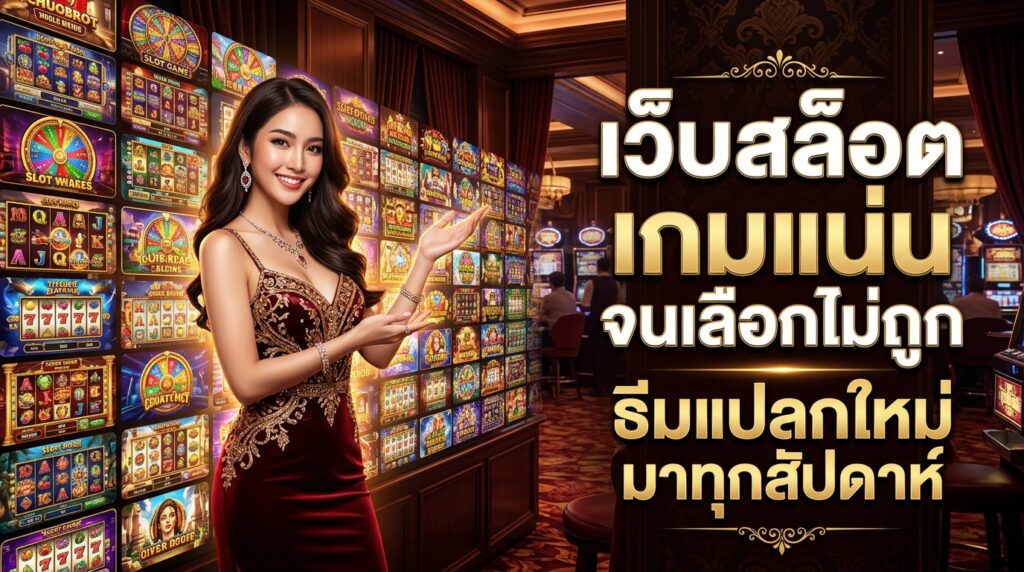 เว็บสล็อต เกมแน่น จนเลือกไม่ถูก ธีมแปลกใหม่ มาทุกสัปดาห์​